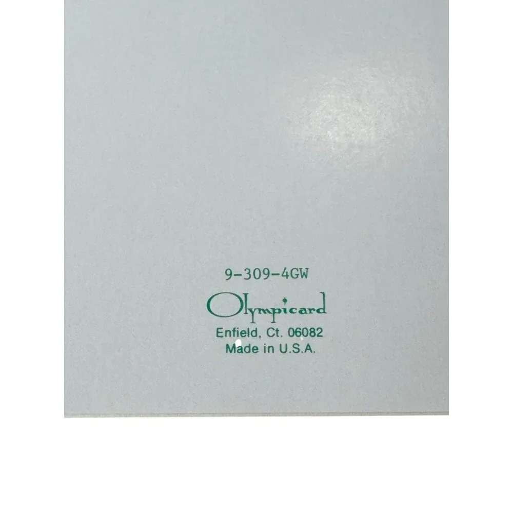 Olympicard Thinking Of You Greeting Card Fox Pond Turtle Flowers USA‎ Made
